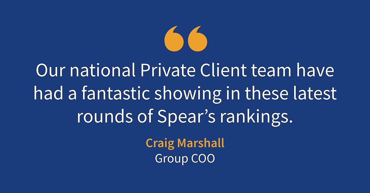 Congratulations to 12 of our #Tax, #WillDisputes and #Immigration solicitors who were listed in the 2021 #SpearsIndex, @spearsmagazine's selection of the best private client advisers for HNWs: bit.ly/3kSoP1E