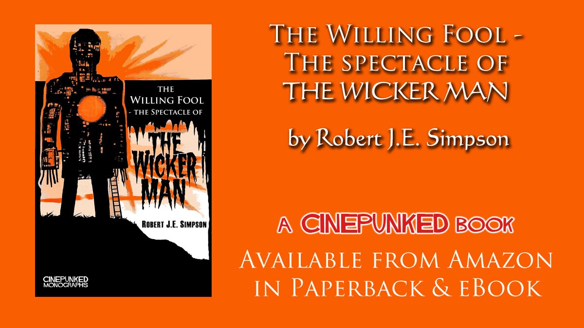 My first ever book, is on #TheWickerMan, and is out now in ebook, paperback &amp; hardback. 
Please Like/Share and Buy!
Signed copies exclusively via ko-fi.com/s/102d3988ca
Or get it via Amazon
UK: amzn.to/3u9ewco
US: amazon.com/dp/1908566337