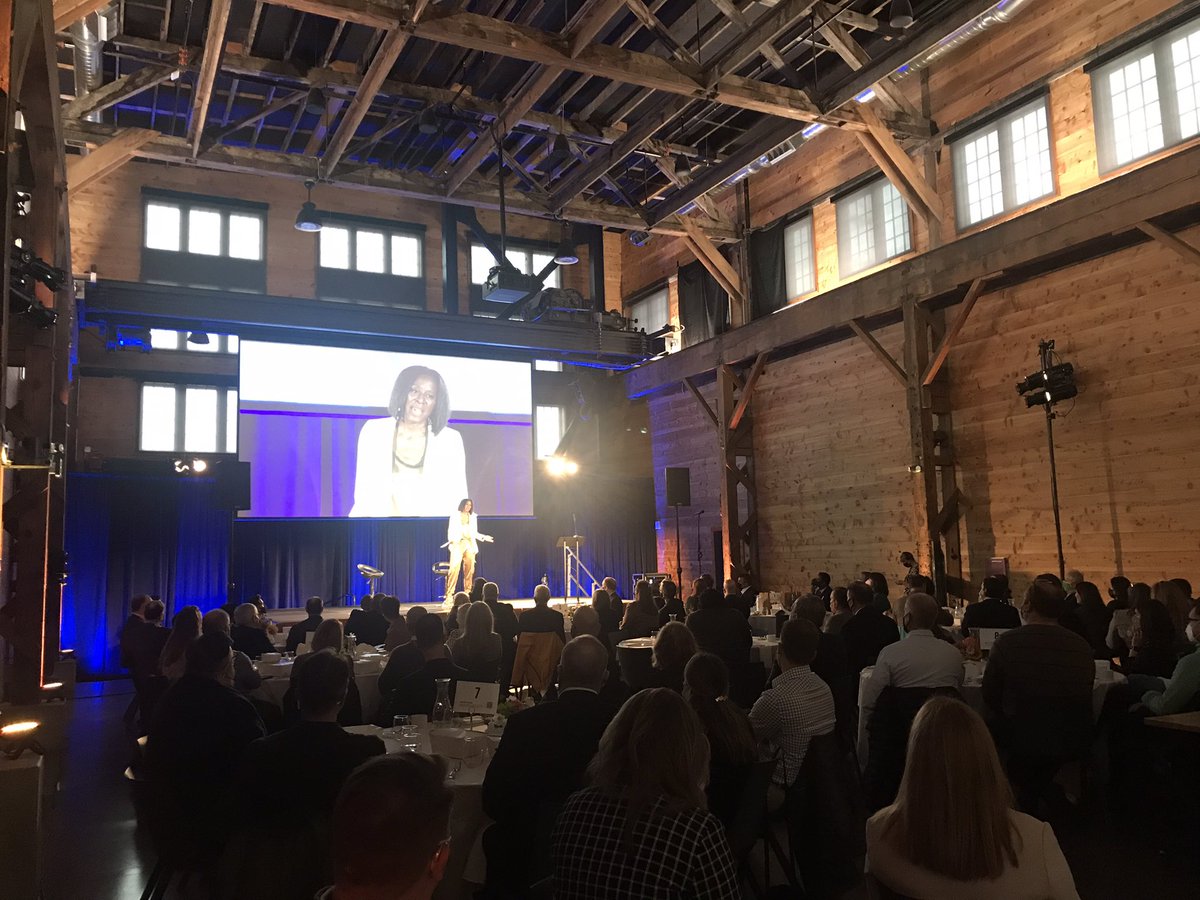 GreaterPDX's tweet photo. Our President & CEO Monique Claiborne, who previously recruited companies to the Detroit area, is talking about the parallels between Detroit and Greater Portland. #GPISummit https://t.co/s0tGrA2xlw