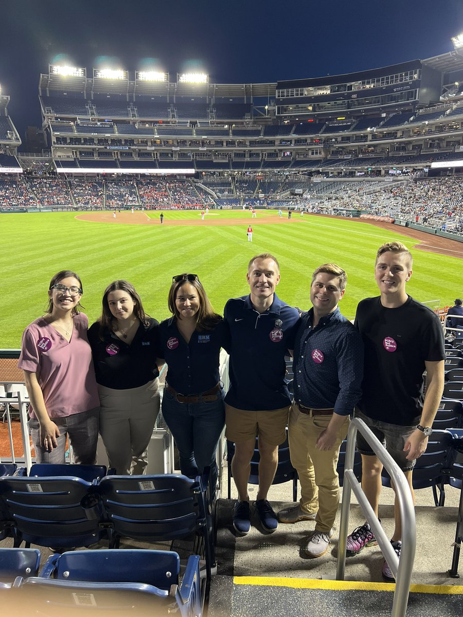 Had a ball at the #CongressionalBaseballGame ⚾️with Volunteer Leaders from <a href="/DCSHRM/">DC SHRM</a> <a href="/MDSHRM/">Maryland SHRM (MDSHRM)</a> <a href="/HoCoHRS/">HoCo HR Society</a> <a href="/HRVirginia1/">HR Virginia SHRM State Council</a>! #SHRM