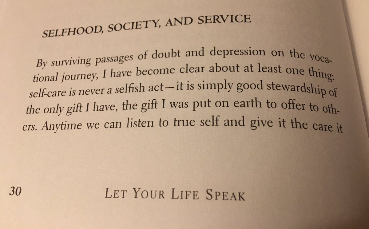 JoyceIHuiChen1's tweet image. “Self-care is never a selfish act - it is simply good stewardship of the only gift I have, the gift I put on earth to offer to others.” by Parker J. Palmer #consciousteaching