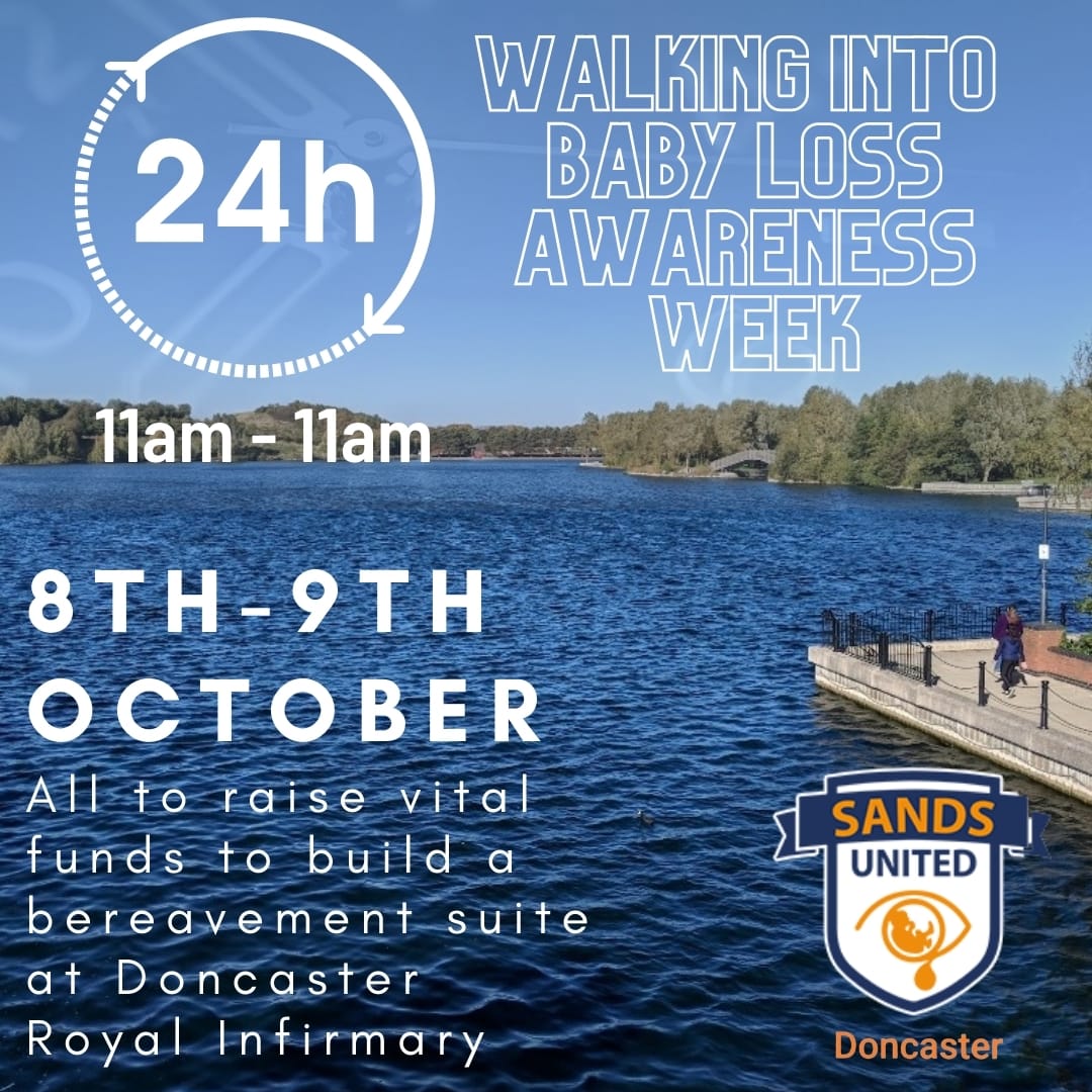 SufcSouthYorks's tweet photo. 24hour charity walk!!! 🧡💙

Inspired by our lads who walked the 92miles earlier in September, we decided as a team we would walk into babyloss awareness week TOGETHER! 

Starting at 11am Friday 8th October and finishing 11am Saturday 9th October, we as a team will be continously https://t.co/1qKZ3nacpd