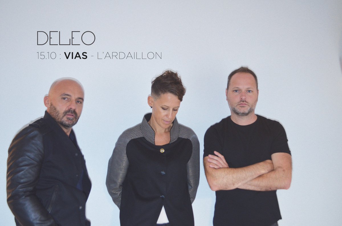 Deleo_Officiel's tweet photo. Et voici la date de notre prochain concert : 
Vendredi 15 octobre 21h au théâtre l'Ardaillon, à Vias. 
On sera accompagné de @thomas_guibal  en première partie ! Allez, on se voit le 15 😉 !! https://t.co/j08tEsWsgu https://t.co/5hPidMcdrz
