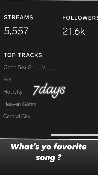 Name yo favorite song .? https://t.co/TWh0pjw1gQ