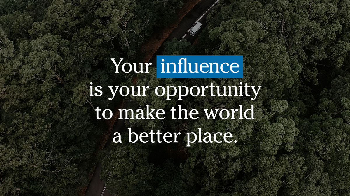 AndyStanley's tweet photo. You have been given a sphere of influence. What are you doing with it? https://t.co/SgPLQyWy93