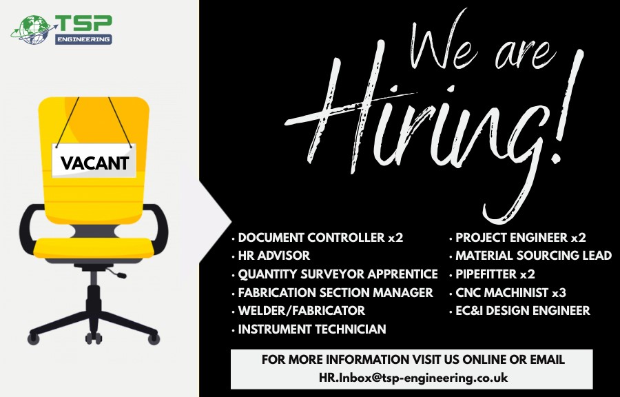 TSPEngineering's tweet image. ✨WE&apos;RE HIRING!✨ If you&apos;re looking for a new opportunity or challenge, we&apos;d love to hear from you👂🏽✉️ 

tsp-engineering.co.uk/join-our-team/