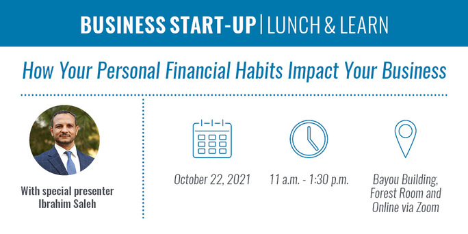 UHClearLake's tweet photo. UHCL Office of Strategic Partnerships is offering a free Business Start-Up Lunch and Learn presentation for anyone interested in becoming an entrepreneur. The event will be offered both in-person and via Zoom on Oct. 22, 2021 from 11am-1:30pm. Learn more: https://t.co/1YolswmU9d https://t.co/pZs4cbWxgL