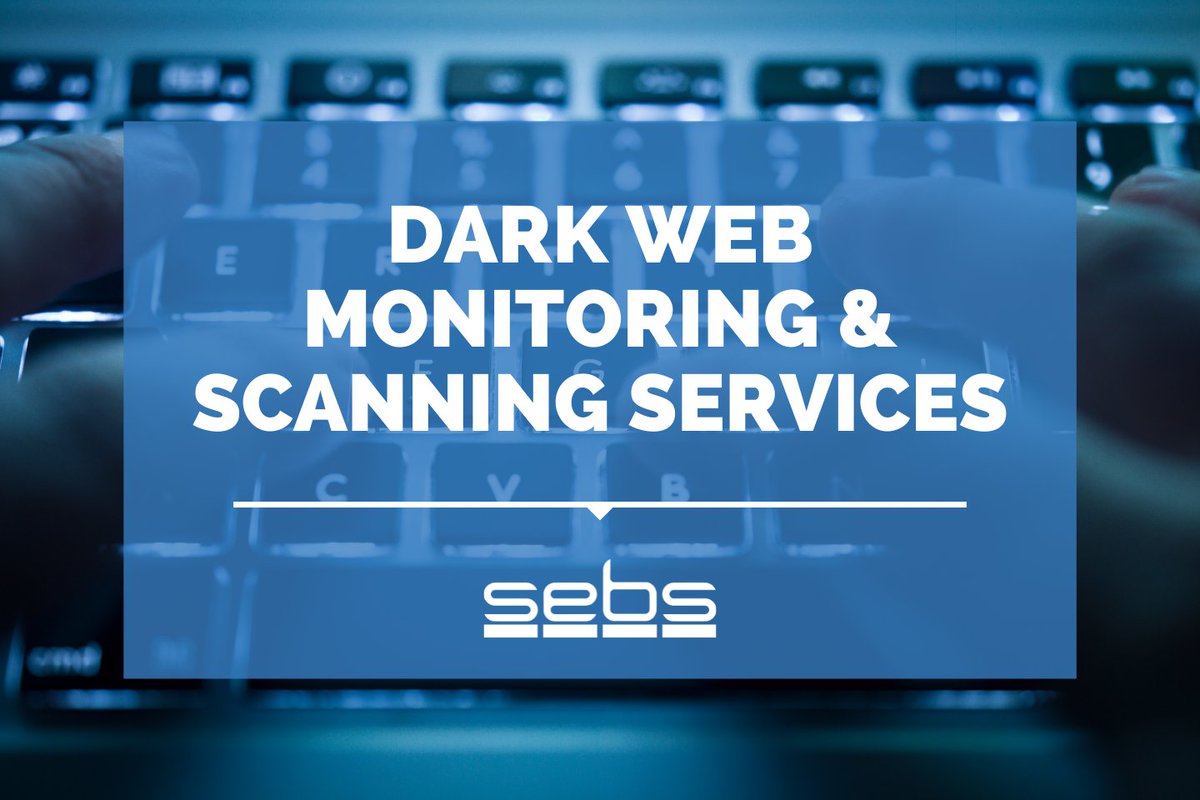 Did you know? We offer Dark Web monitoring &amp; scanning services.

We can detect compromised business credentials in real-time before they are exploited.

Request your free scan today: bit.ly/31mDgjW