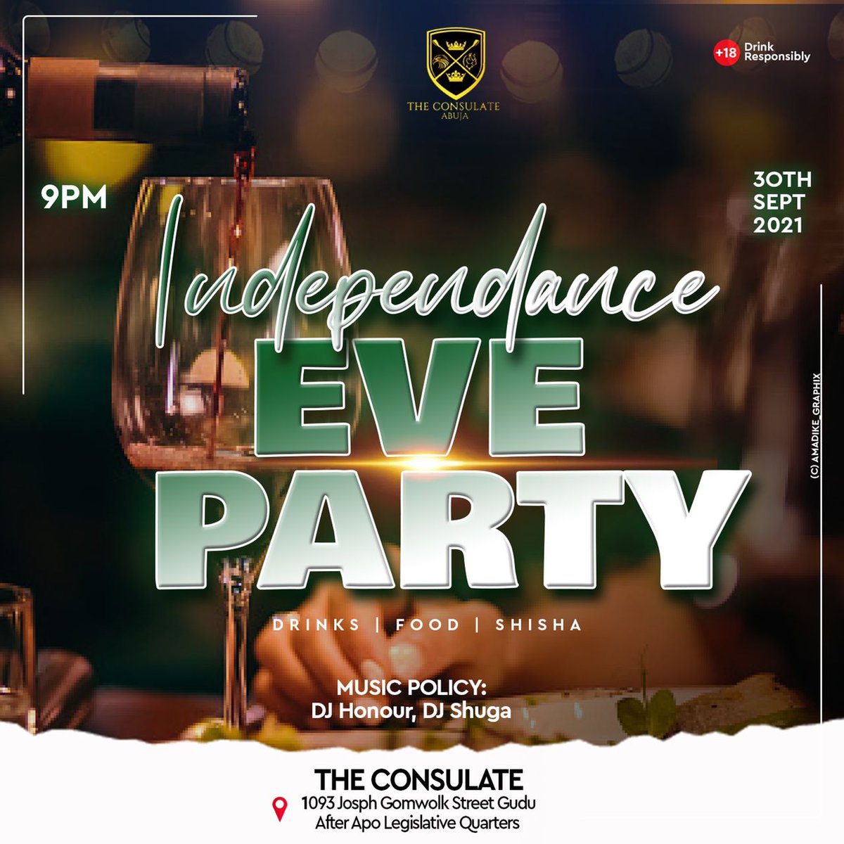 LennyCliff01's tweet photo. #AbujaTwitterCommunity
Clear your schedule this night!!
Independence Eve Party!! 🍻🎉
Come let's end Sept. in the littest & grandest style. 😎
#PriveeClub
#TheConsulate https://t.co/7P2g7k5hHo