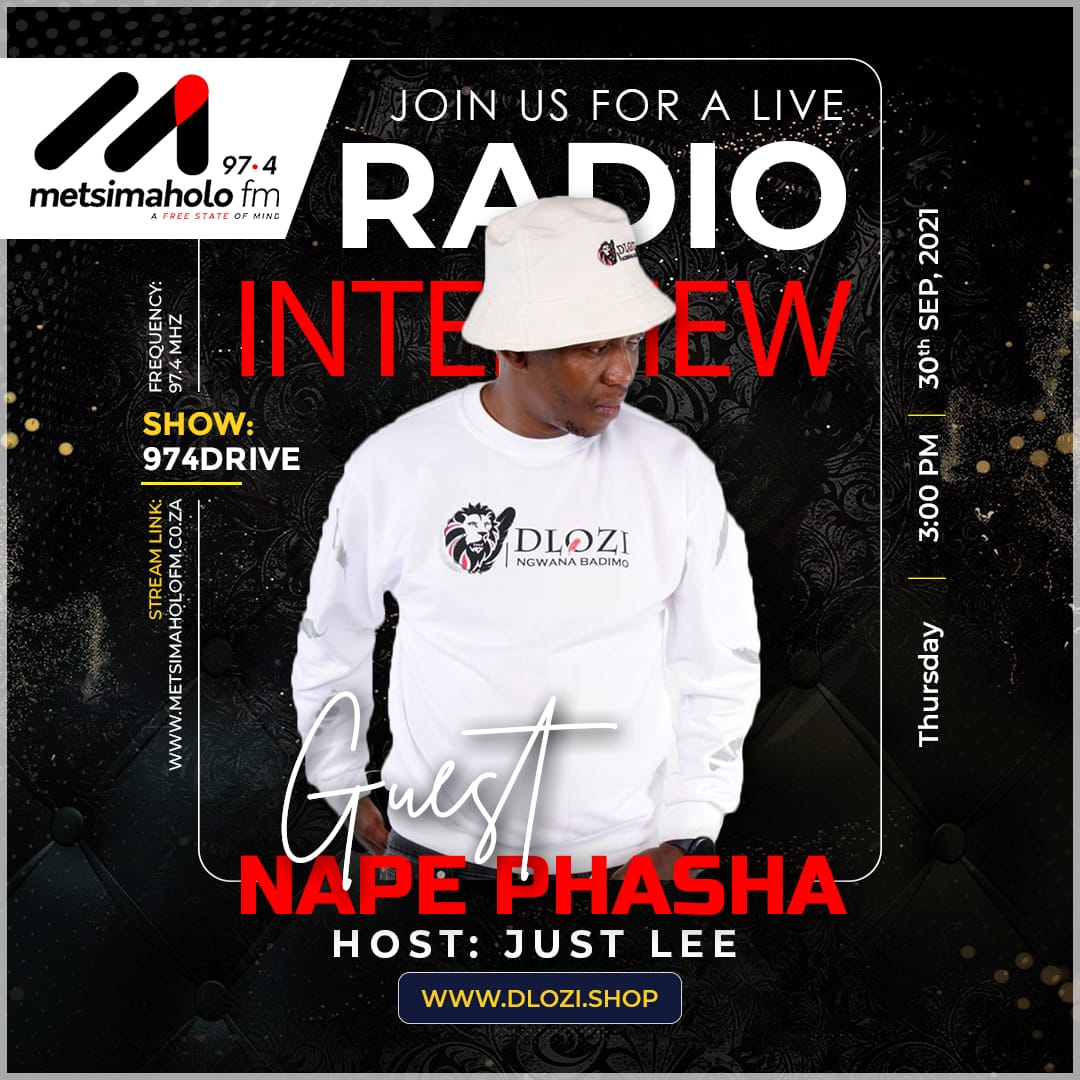 iPlane ilandile ✈ with the 974Drive crew. Our special guest on the Hustlers Corner is the founder of <a href="/DloziShop/">dlozi.shop</a> Nape Phasha.

Tune in <a href="/3pm/">Sexual GIF</a> on 97.4 FM or metsimaholofm.co.za