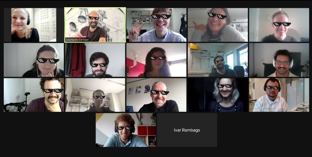 As you can see below, we had quite some fun in our <a href="/sbl_nin/">Social Brain Lab</a> lab meeting today. You can also see that the thug life clearly chose us. 😎