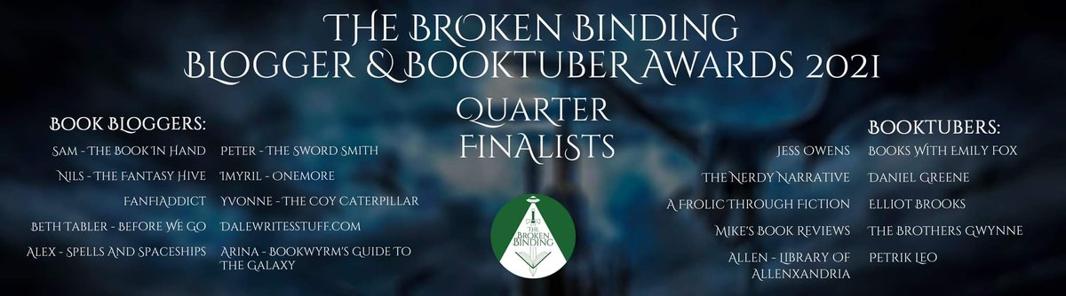 binding_broken's tweet photo. The Broken Bindings Blogger and Booktuber of the year awards kicks off again on the 1st! 😁
Congrats to our quarter finalists, and thankyou to all who sent there votes in 😊❤ https://t.co/BLclHnfVt7