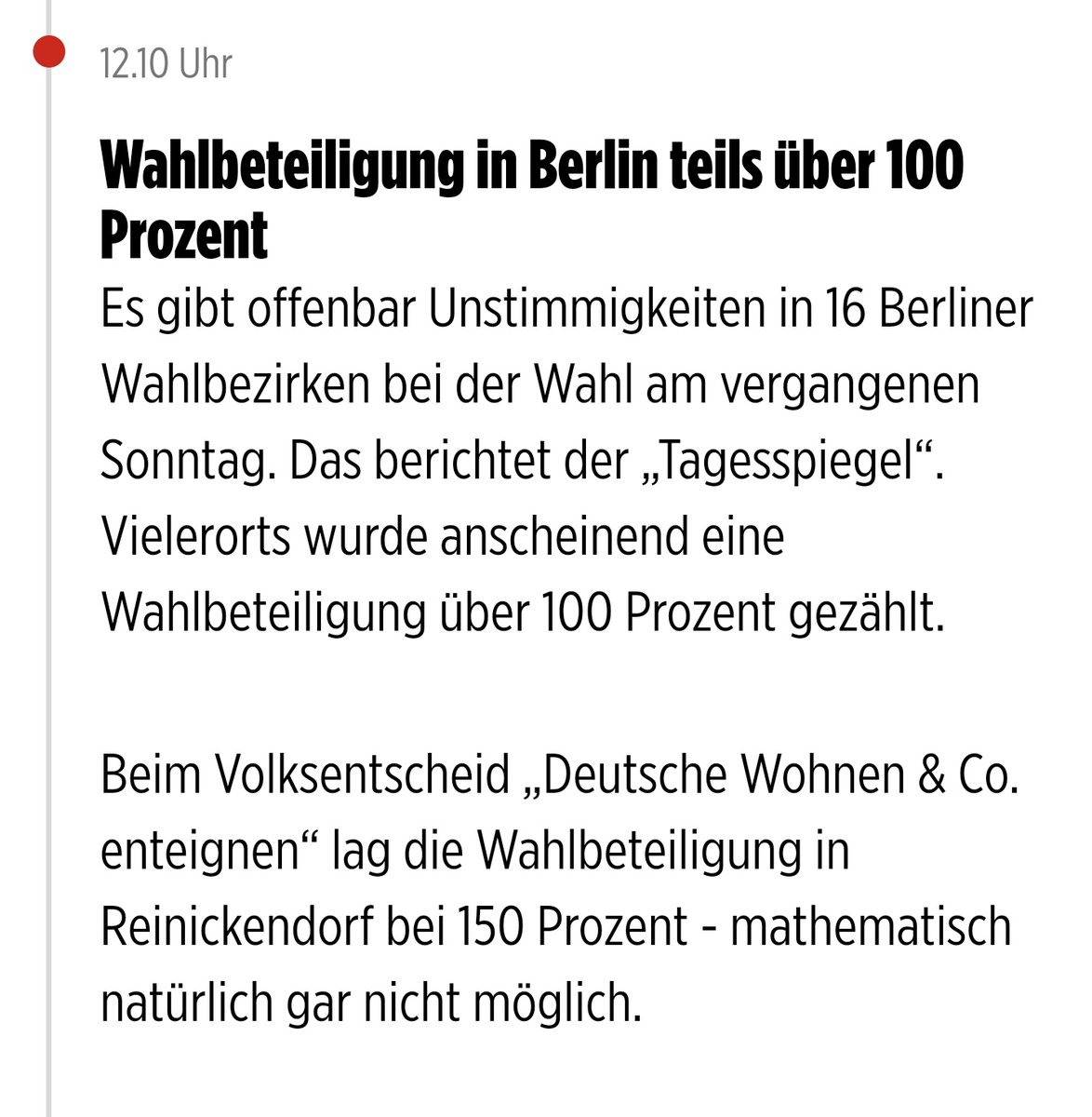 SED in der Regierung macht SED-Sachen.
