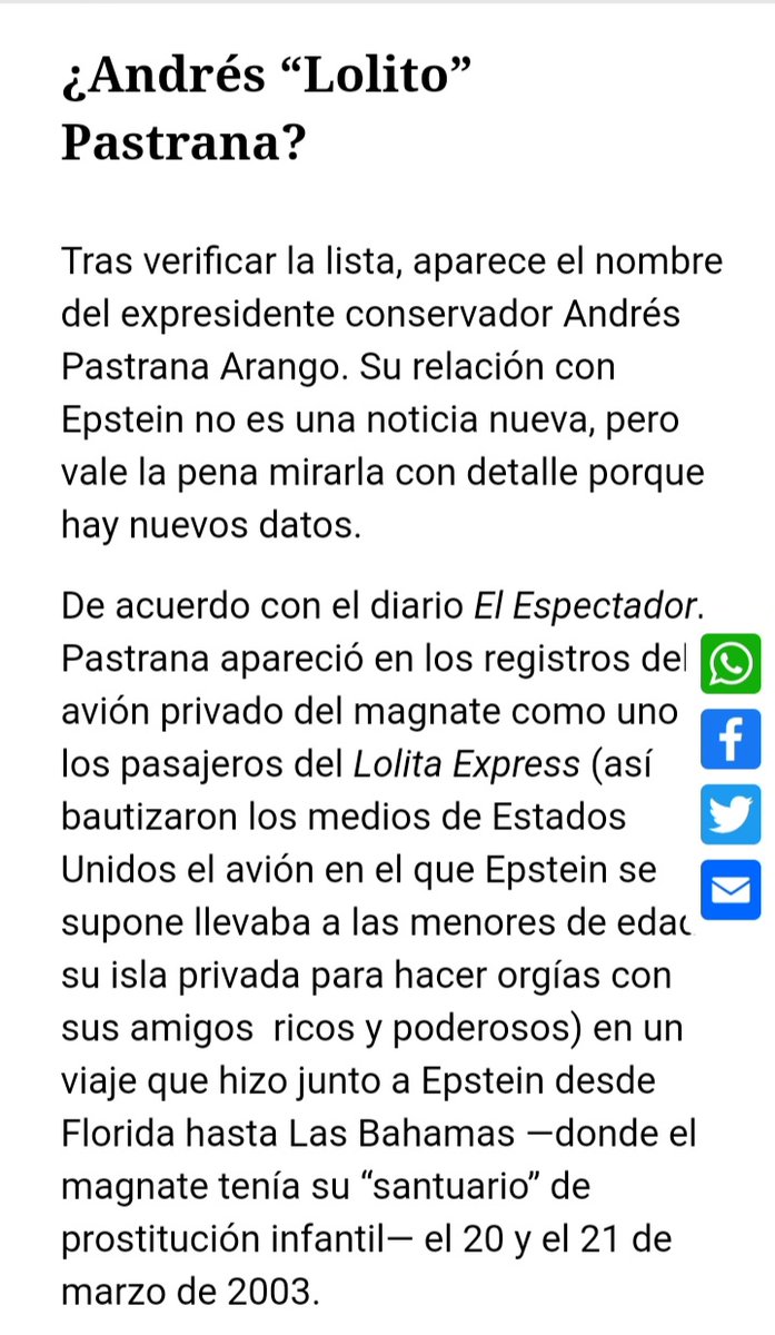 TaniiaPinzon's tweet photo. @AndresPastrana_ Lo dice el pederasta de mierda! El de la lista de pizzagate jajajaja https://t.co/wTU4T42iEL