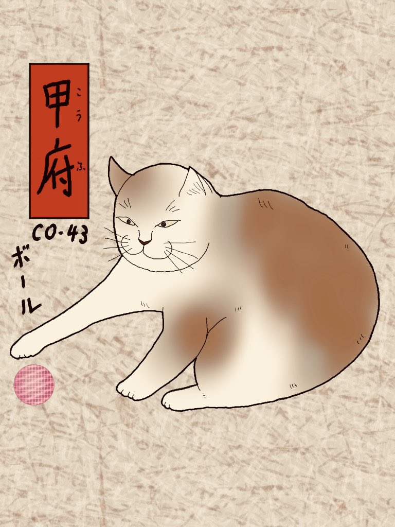 広翼 猫クリエイター 其のまま地口 みゅ 央線 Co43 甲府 こうふ ボール ボールで遊ぶ猫 毛玉からシリコンまで 様々な材質のボールがあります 猫イラスト 甲府 猫のいる暮らし 猫好きと繋がりたい ねこがいる幸せ 猫あるある Cat