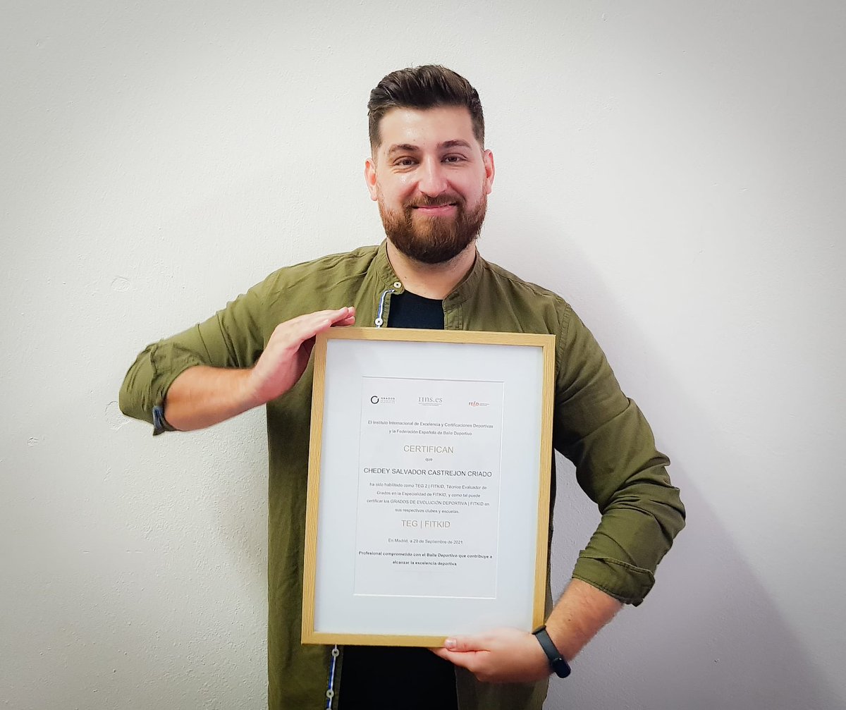 _Grados_'s tweet image. #gradosbaile | 🆕 TEG FitKid

🔝Orgullosos de publicitar los primeros Técnicos Evaluadores de Grados en la modalidad de FitKid. 

🔍 Busca un Club adherido al programa #gradosdeportivos Sello #calidaddeportiva y certifica tu nivel deportivo!!!

👉El esfuerzo tiene recompensa