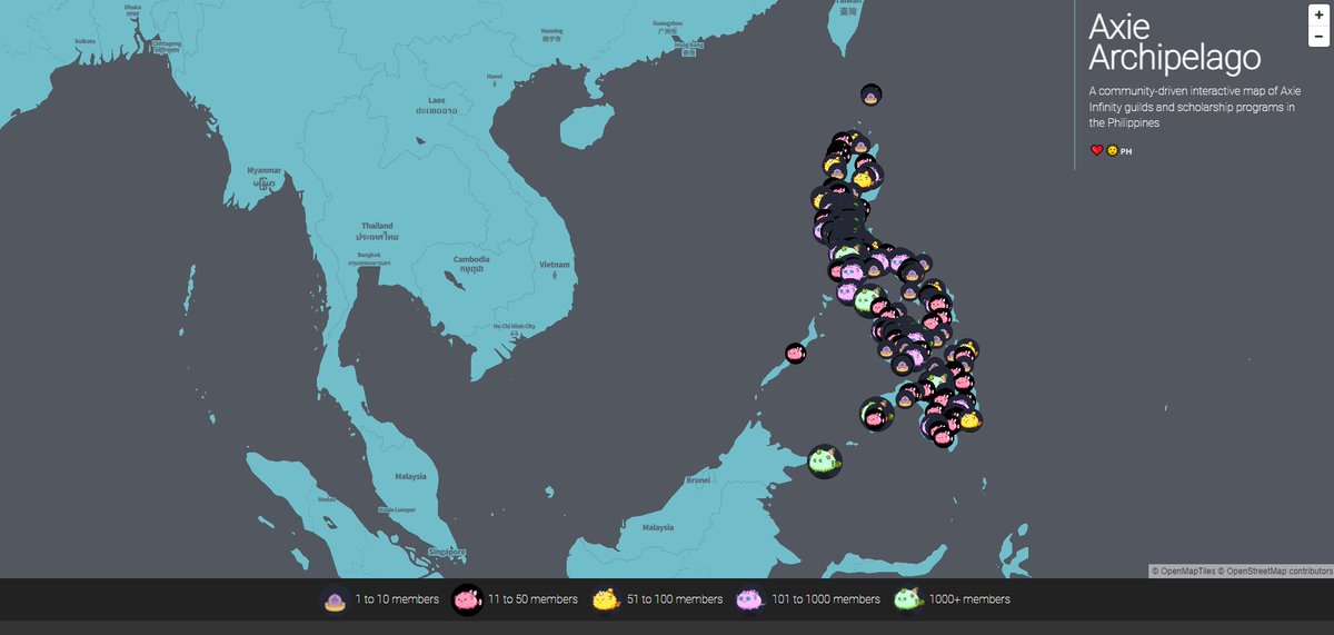 mmichaels_21's tweet image. The founding community members of @AxieInfinity in the Philippines helped spread it everywhere - from Batanes to Tawi-Tawi. An entire archipelago that @playtoearn_