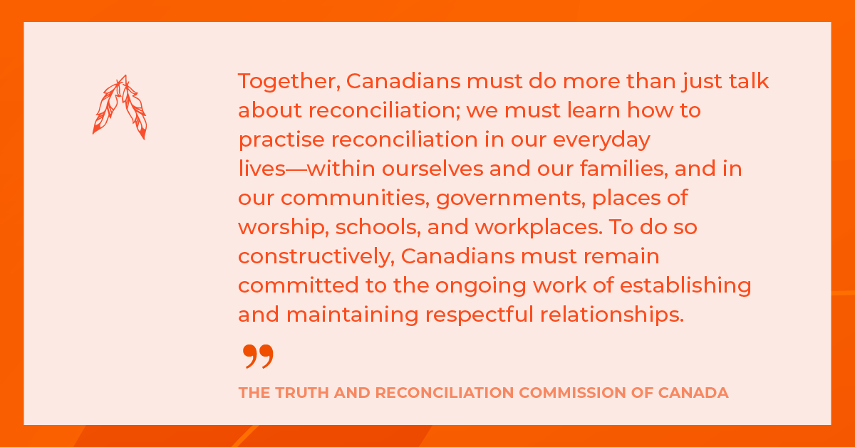 achieverswn's tweet photo. Today we recognize Canada's National Day of Truth and Reconciliation. We encourage all of you to take some time today to reflect on the history and harm of colonization in your country. #TruthAndReconciliation https://t.co/EhMYJC8NnH