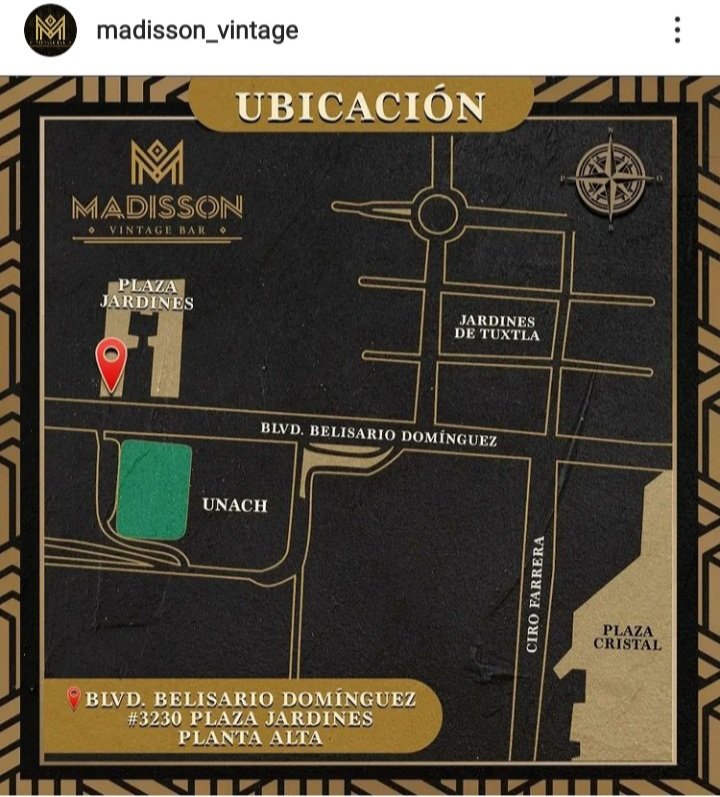 Aquí la ubicación que vayan a la gran apertura del #MadissonVintageBar #UneteALaFiesta Hoy 30 de septiembre  disfrutarán de una noche inolvidable junto al súper invitado de lujo de #Madisson nuestro amado <a href="/ALANMAGNETO/">ALAN IBARRA</a> 
 #teamamosalan❤ <a href="/alanasdcorazon/">@alanasdecorazon</a> <a href="/Mireill82057945/">Mireille</a>