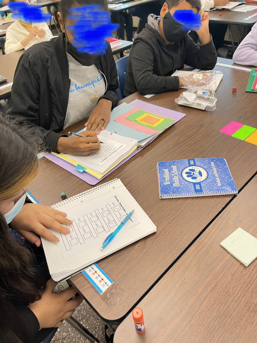 lbnorris09's tweet photo. Chatting about Integers in Mrs. Alexis-Worrell’s 6th grade class and rolling into the Real Number System with Mrs. Hoben’s Pre-Alg. #greatlessons #greatstudents #greatteachers @HenricoMath @hcpsbrookland https://t.co/h08KFljRQ7