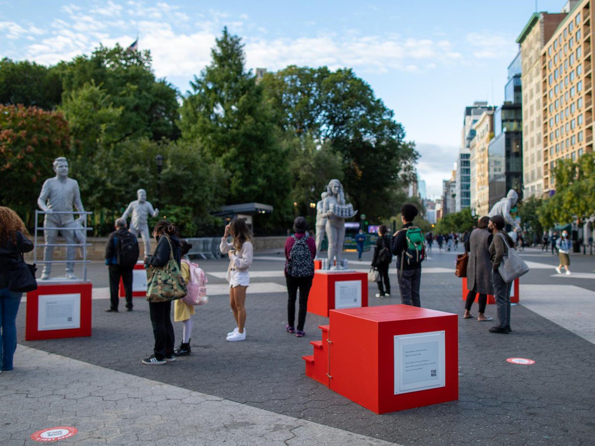 IAYProtector's tweet image. Thought provoking statues in #nyvlc