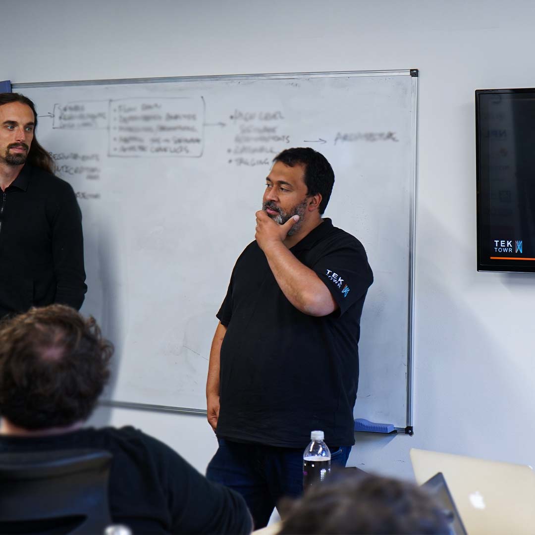 TekTowr's tweet photo. Over the last few days our CTO @mattbanham has been busy giving a workshopπ§πΎβπ§ to @3UG, a Bath-based advanced air mobility startup, on Software Safety Certification for airborne vehicles ππ©οΈ
#workshop #teaching #tech #softwaresafety #certification #3UG #bathuni #AutonomousSystems https://t.co/DMAv7jPOMt