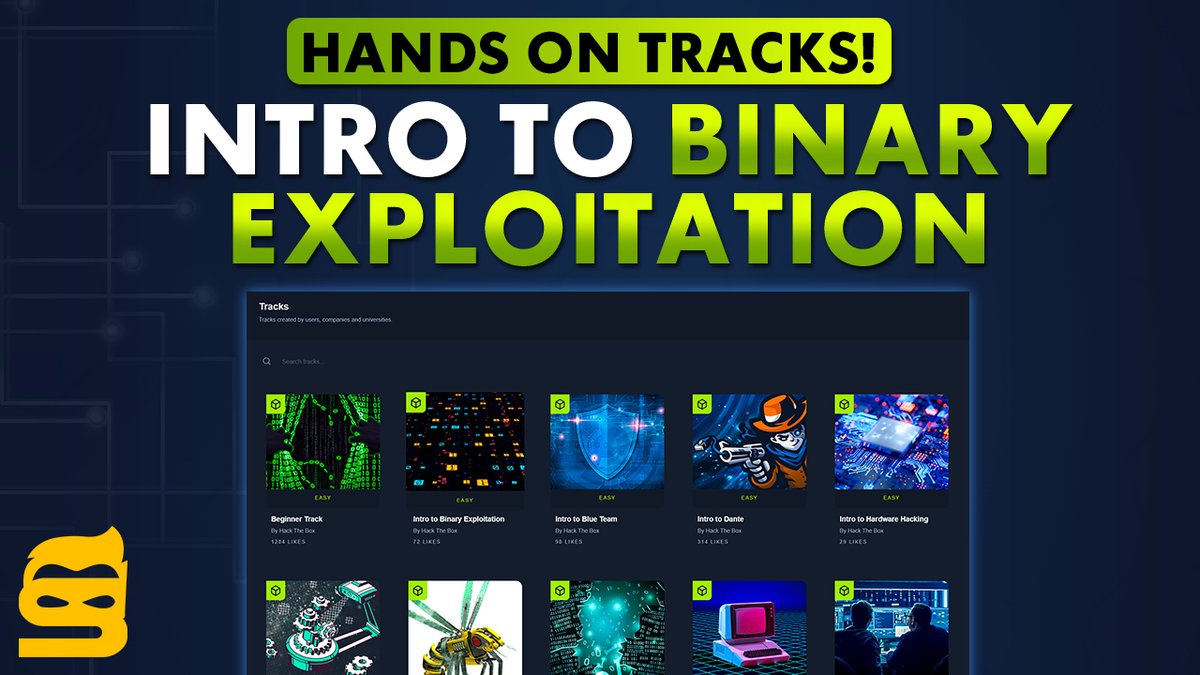 Exploring <a href="/hackthebox_eu/">Hack The Box</a> Tracks - Intro to Binary Exploitation youtu.be/lqRGnE7DLGo this Sunday, 03/10/2021 @ 8:00pm Berlin time!

Set your reminder now!