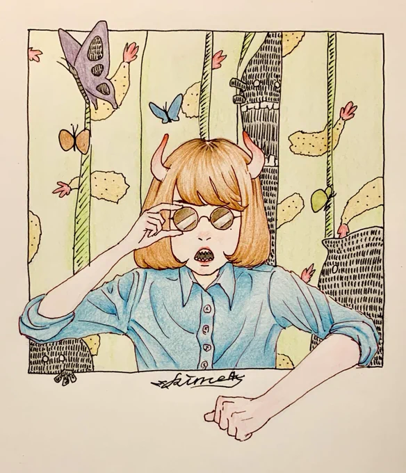 もう月末ですねー
 #今月描いた絵を晒そう 