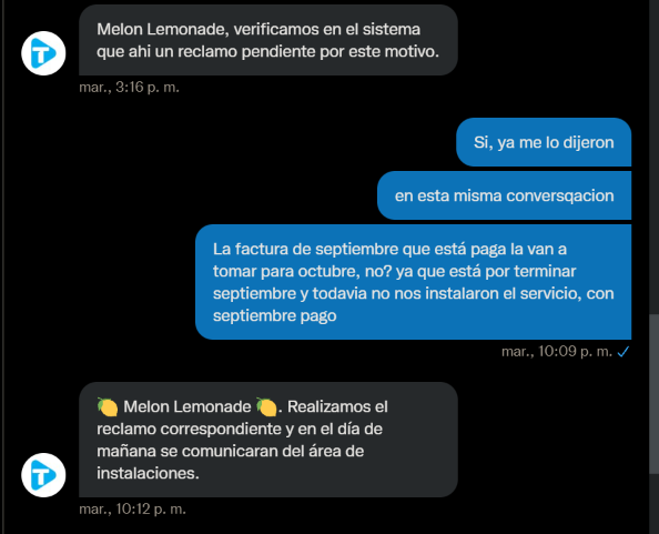 Melon__lemonade's tweet photo. @TeleCentroAyuda @sarcastimaga @ArgiePopeye Hola, les volvi a hablar por privado, me pueden responder? https://t.co/Kv8gBMOssk