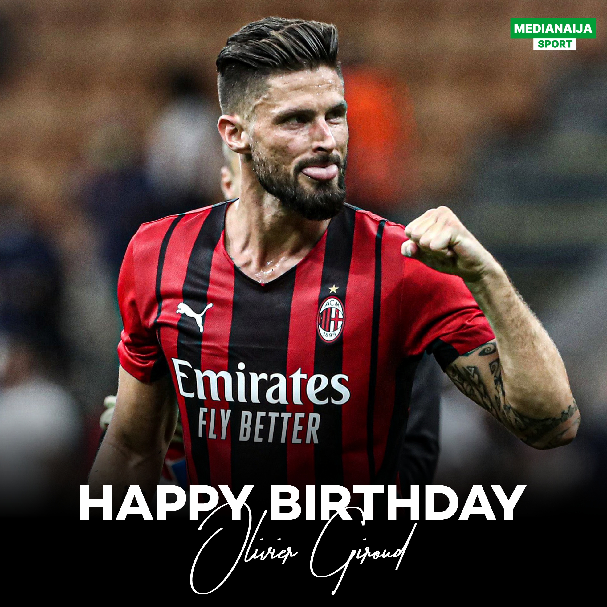 Happy Birthday to Olivier Giroud 