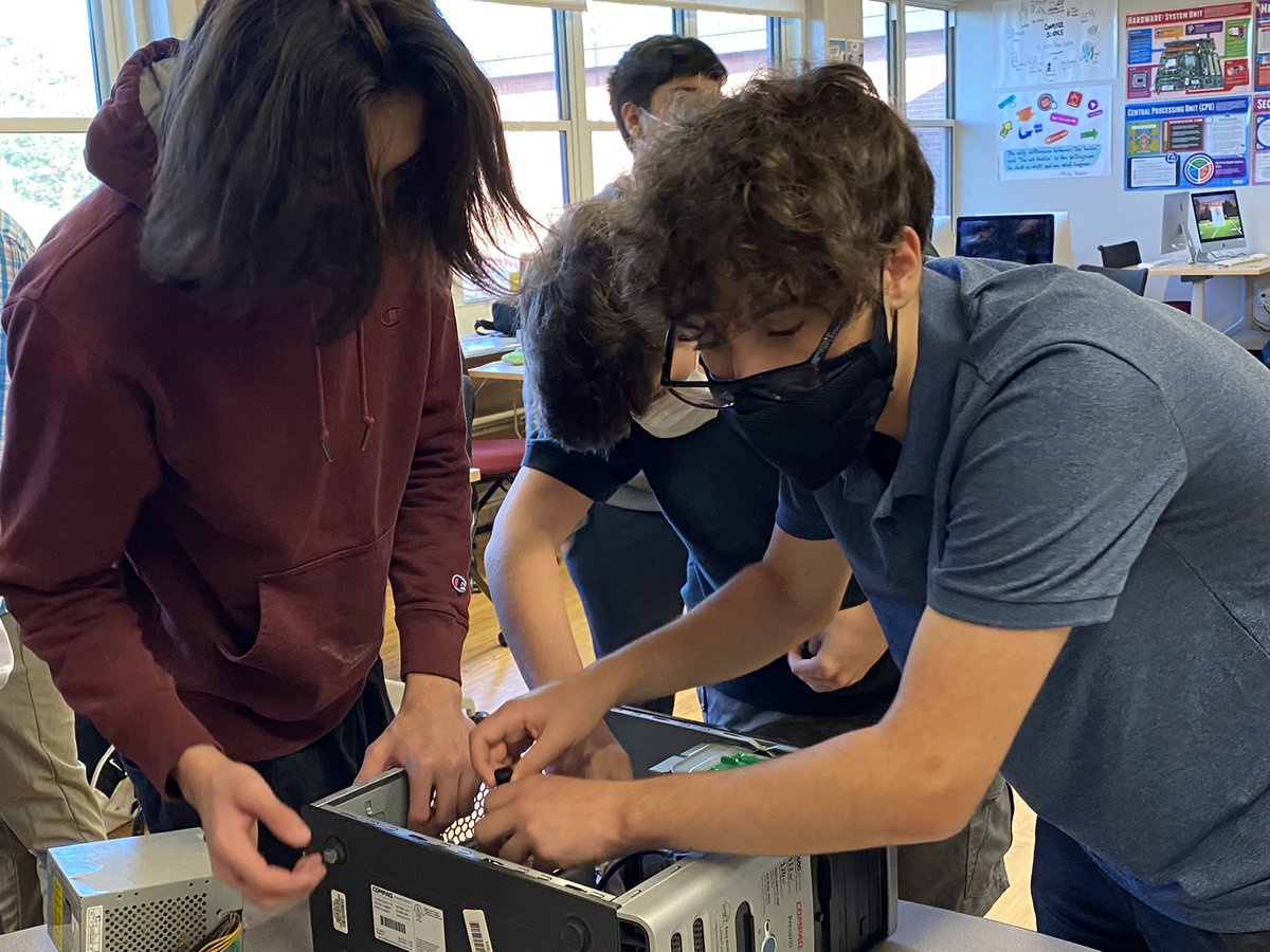 Love when my kids can get their hands dirty in comp sci! #VikingsValhalla