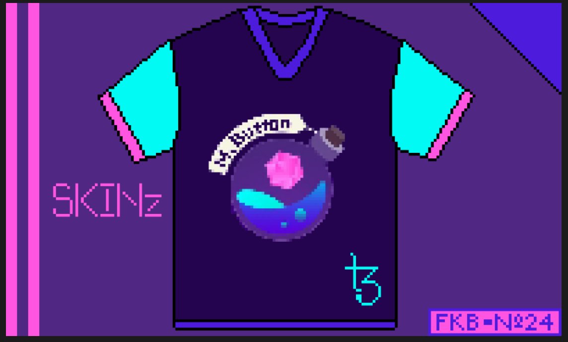 TezPet's tweet photo. SKINz with @TezMagicButton theme is up for grabs on @objktcom 

https://t.co/Rr0Sox2HxY

#Tezos #MagicButton #CleanNFTs #OBJKT #FKB_PROD #SKINz #Avatars https://t.co/PdQ1CHxvNR