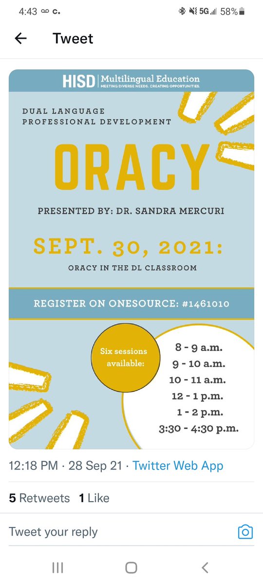 👀🗣🙌Getting ready to start our sessions today on #oracy with with Dr. Mercuri's team! There's still time to sign up for a session during your planning time or after school!