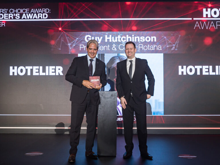 Rotana_Hotels's tweet photo. We took home gold! Guy Hutchinson, our President and CEO received the LEADER'S AWARD at this year's @HotelierME Awards.
The entire #RotanaHotels team is very proud to have you as our leader and excited to keep delivering Treasured Times across all of our properties.  
#HotelierME https://t.co/ZEWAbVbXBL