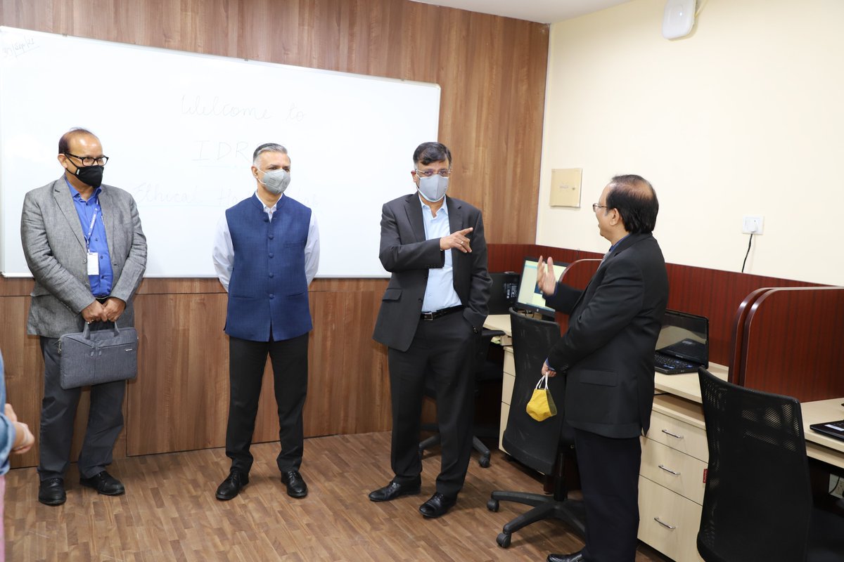 IDRBT's tweet image. Prof. Sachin Chaturvedi, Member, Central Board, RBI &amp;amp; Shri T. Rabi Sankar, Deputy Governor, RBI, inaugurating IDRBT’s Ethical Hacking Lab on September 30, 2021.
Details @ idrbt.ac.in/ethicallab_sep…
#idrbt #ethicalhacking #NewBeginnings
