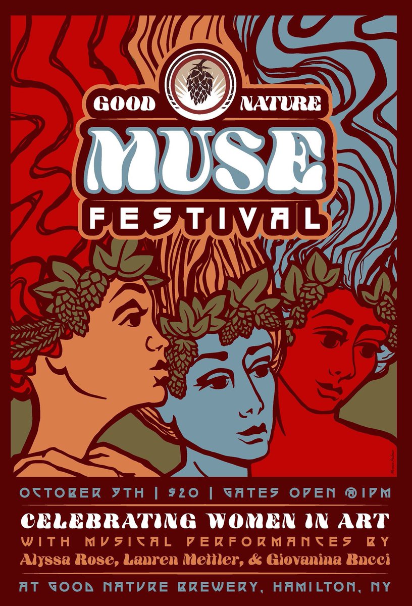 Join us for our first ever #MuseFest! Celebrating #womeninthearts with #GoodNature Beer and Food. 

uticaod.com/story/mid-york…