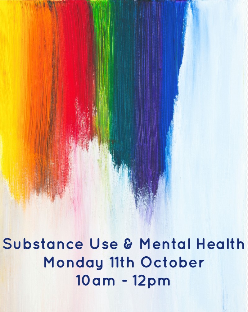Join us to find out more about Substance Use &amp; Mental Health, delivered by our fantastic partners <a href="/changegrowlive/">Change Grow Live</a> <a href="/CglCoventry/">Change Grow Live Coventry</a> <a href="/WarwickshireCGL/">CGL Warwickshire</a> Monday 11th October, 10am to 12pm. To enrol: recoveryandwellbeing.co.uk/Enrolment