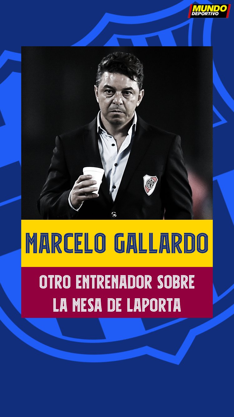 Mundo Deportivo on Twitter: "👔 ¿Qué os parece la opción Marcelo Gallardo  para el FC Barcelona? 👇 Consulta todos los detalles:  https://t.co/s8VuSoboc7 https://t.co/To0L6YP5QO" / Twitter