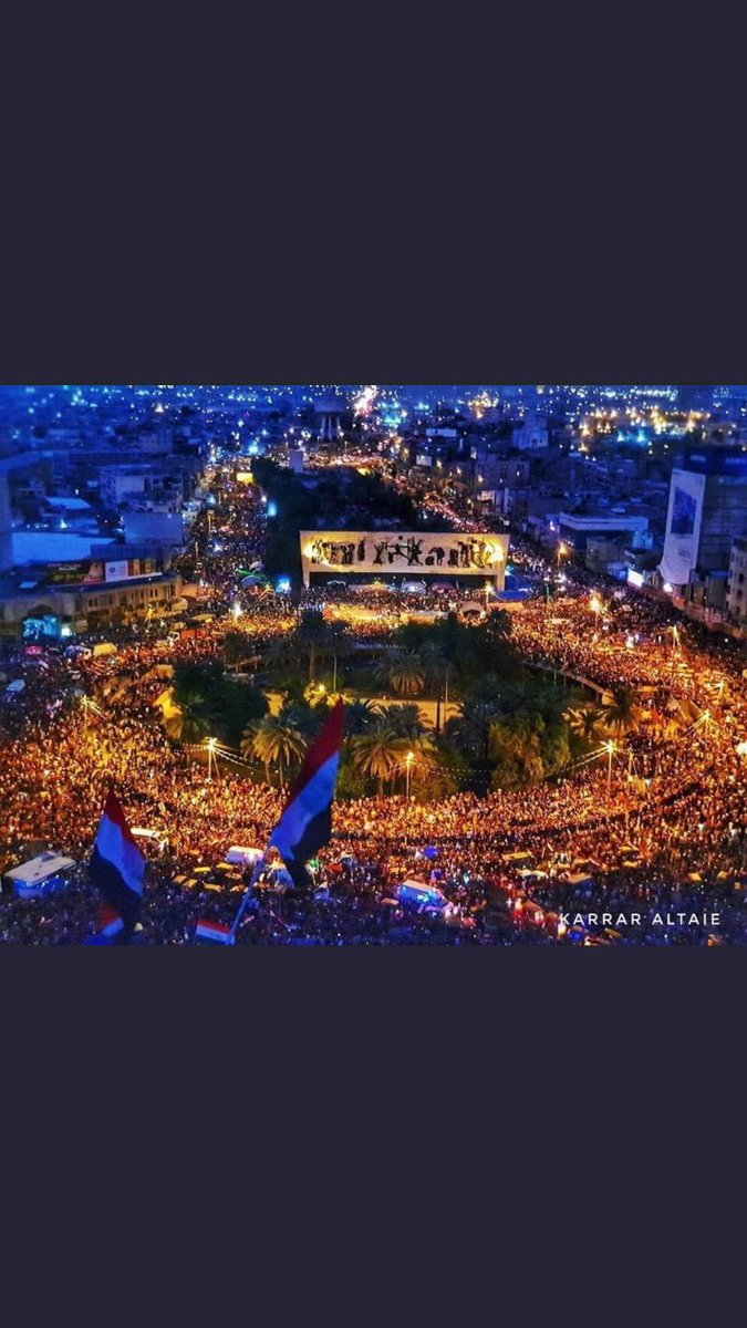 tqs981's tweet photo. تشرينُ اجمل في بغدادَ من سواها 
فهو ريعانُ الشبابِ الذي لا يشيخ 
وربيعُ العقول الذي لا يزورهُ خريف 

#ستنتصر_ثورة_تشرين https://t.co/V1ZOzsJY3n