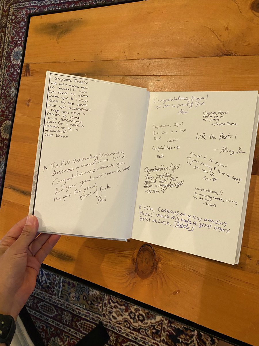Hani Awad ❄️ (@awad_lab) on Twitter photo <a href="/BugsInBone/">Elysia Masters</a> The start of a new tradition in the lab! Having also won the Most Outstanding Dissertation in <a href="/UofR/">University of Rochester</a> & <a href="/UofRBME/">University of Rochester - Biomedical Engineering</a> gives more reasons to send you a keepsake version of your thesis. Well done, Elysia, and thanks for great contributions. We miss you already! <a href="/BugsInBone/">Elysia Masters</a> The start of a new tradition in the lab! Having also won the Most Outstanding Dissertation in <a href="/UofR/">University of Rochester</a> & <a href="/UofRBME/">University of Rochester - Biomedical Engineering</a> gives more reasons to send you a keepsake version of your thesis. Well done, Elysia, and thanks for great contributions. We miss you already!