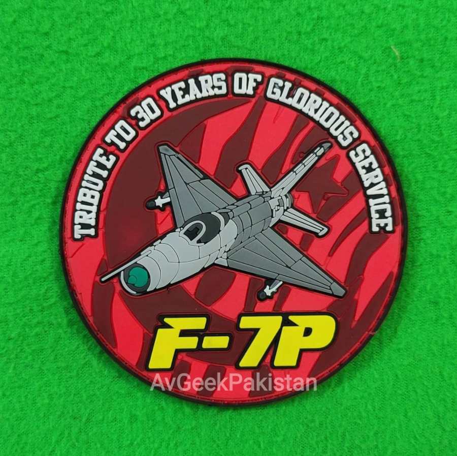 sohailahmedsa's tweet photo. F-7P - 30 Years of Service in #PakistanAirForce
https://t.co/rygdXVUolS
#AvGeeKPakistan #AvGeek #MilitaryAviation #AviationPatch #PatchCollector #AviationPatches #PAF #Pakistan #JF17 #Patches #Pilot #PilotLife #airshow #PakistanZindabad #F16 #Skybolt #F7 #F7PG #CombatTactics https://t.co/8kl1aMbSPz