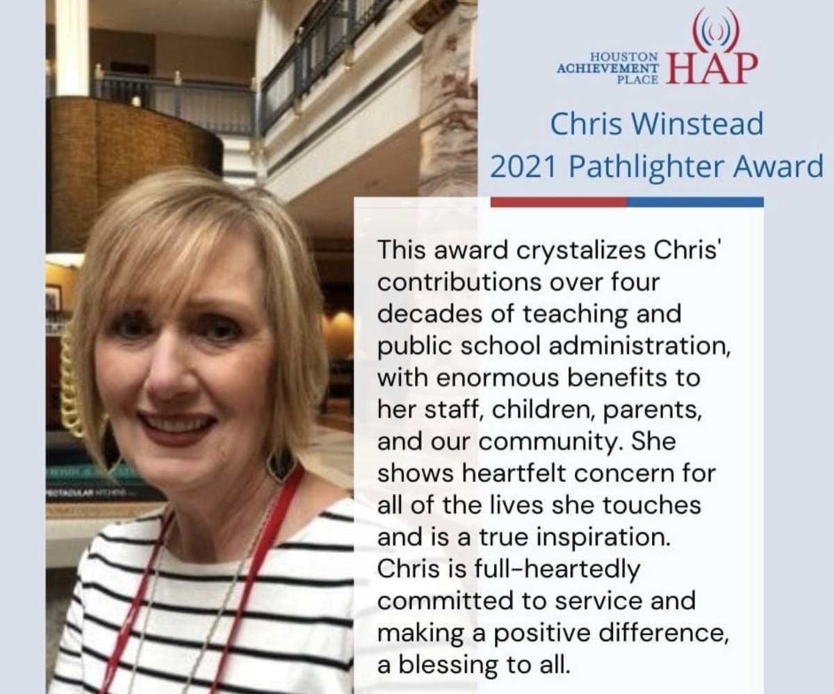 @PineShadowsPTA (@pseexplorerspta) on Twitter photo โEvery child deserves a champion โ an adult who will never give up on them, who understands the power of connection, and insists that they become the best that they can possibly be.โ
Our Leader, <a href="/winsteadchris71/">Chris Winstead</a>, not another one like her โค๏ธ <a href="/SBISD/">Spring Branch ISD</a> <a href="/jennifer_blaine/">Jennifer Blaine</a>
Congrats!! โEvery child deserves a champion โ an adult who will never give up on them, who understands the power of connection, and insists that they become the best that they can possibly be.โ
Our Leader, <a href="/winsteadchris71/">Chris Winstead</a>, not another one like her โค๏ธ <a href="/SBISD/">Spring Branch ISD</a> <a href="/jennifer_blaine/">Jennifer Blaine</a>
Congrats!!