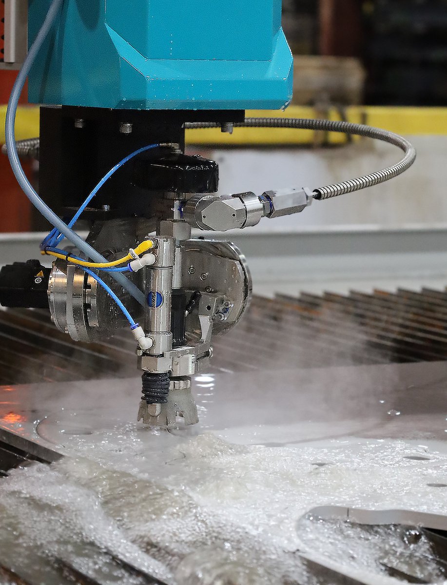 KleinSteel's tweet photo. The wait is over! Our BRAND NEW Mach 500 Flow Waterjet is ready for business! Call us to see your next project in our new machine!
#NewAndImproved #FlowWaterjet #KleinSteelService https://t.co/KgMJjnP7zc