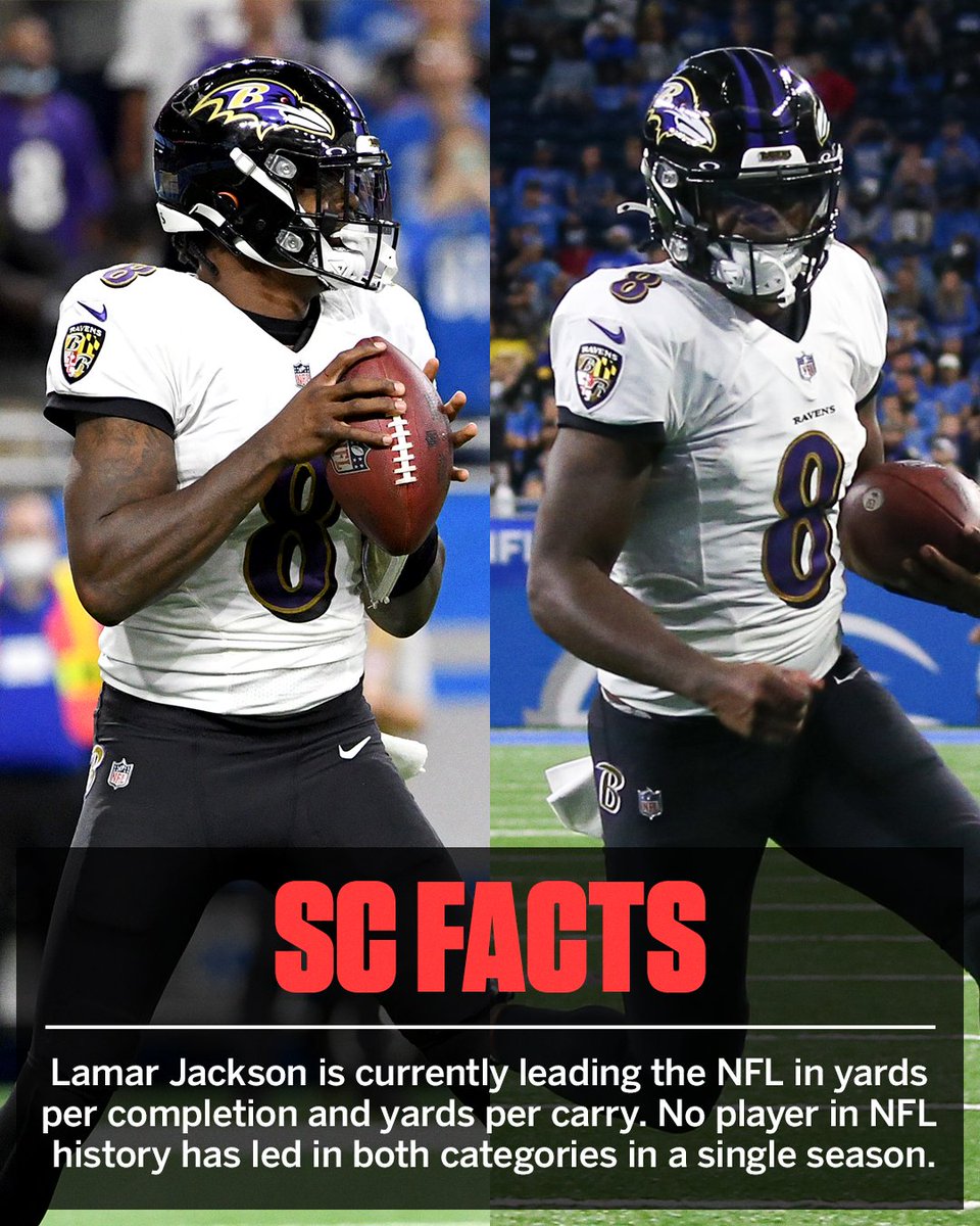 Lamar Jackson has been doing it all 😮 #SCFacts