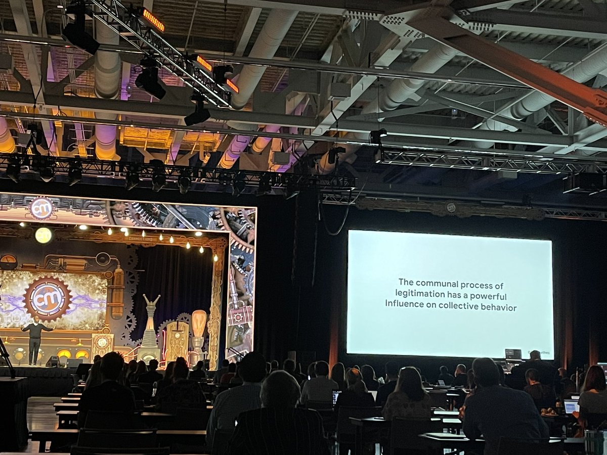 We “legitimize” things says <a href="/marctothec/">Dr. Marcus Collins</a>. #CMWorld