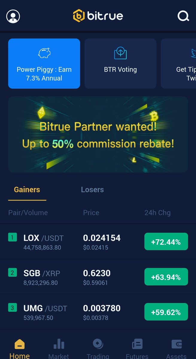 LoxNetwork's tweet photo. Lox Network 

@BitrueOfficial 

Amazing! 

No need for words! 

$LOX #sgb #xrp #lox https://t.co/11xh6SQb5V