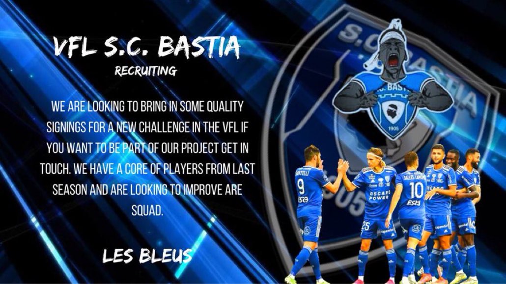 As we plan for the new <a href="/TheVFL_/">VFL</a>  seasons we are now looking to add PS 5 players to are squad for the up and coming season. If interested feel free to comment below or DM us. 

@VFLRetweets <a href="/RetweetsVfl/">VFL Retweets 💢</a> <a href="/S6_trialhouse/">S6 Trialhouse | #proclubs</a> <a href="/ProclubsRT/">Pro Club ReTweets</a> <a href="/ProClubsAgency/">Pro Clubs Agency</a>