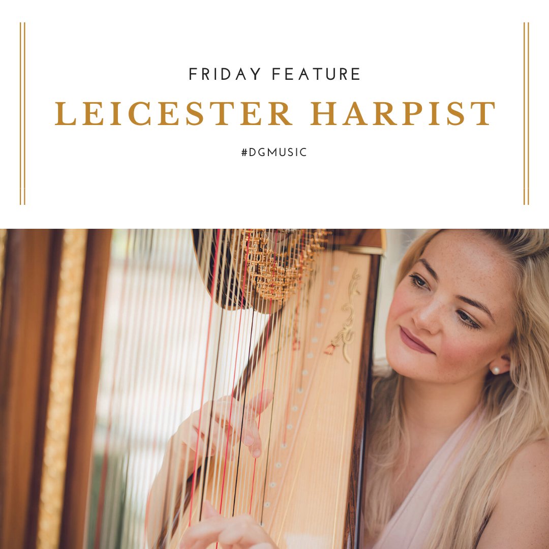 Our Friday Feature this week is our amazing Leicester Harpist, Soraya! 

A young and exciting harpist from Leicestershire, Soraya offers the most beautiful, classical and contemporary, musical ambiance for your special event.

dgmusic.co.uk/artists/leices…