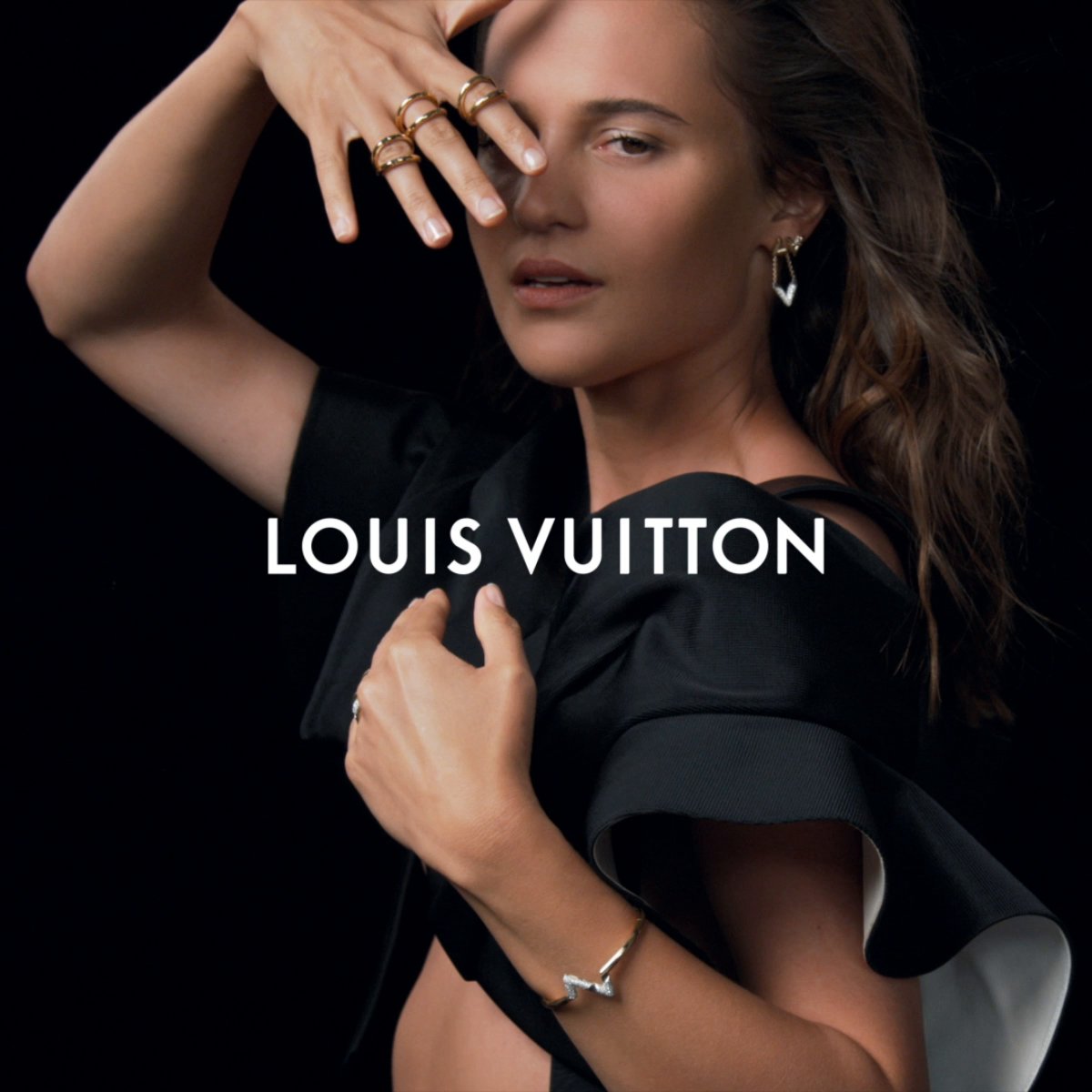 Alicia Vikander Louis Vuitton LV Volt Jewelry Campaign