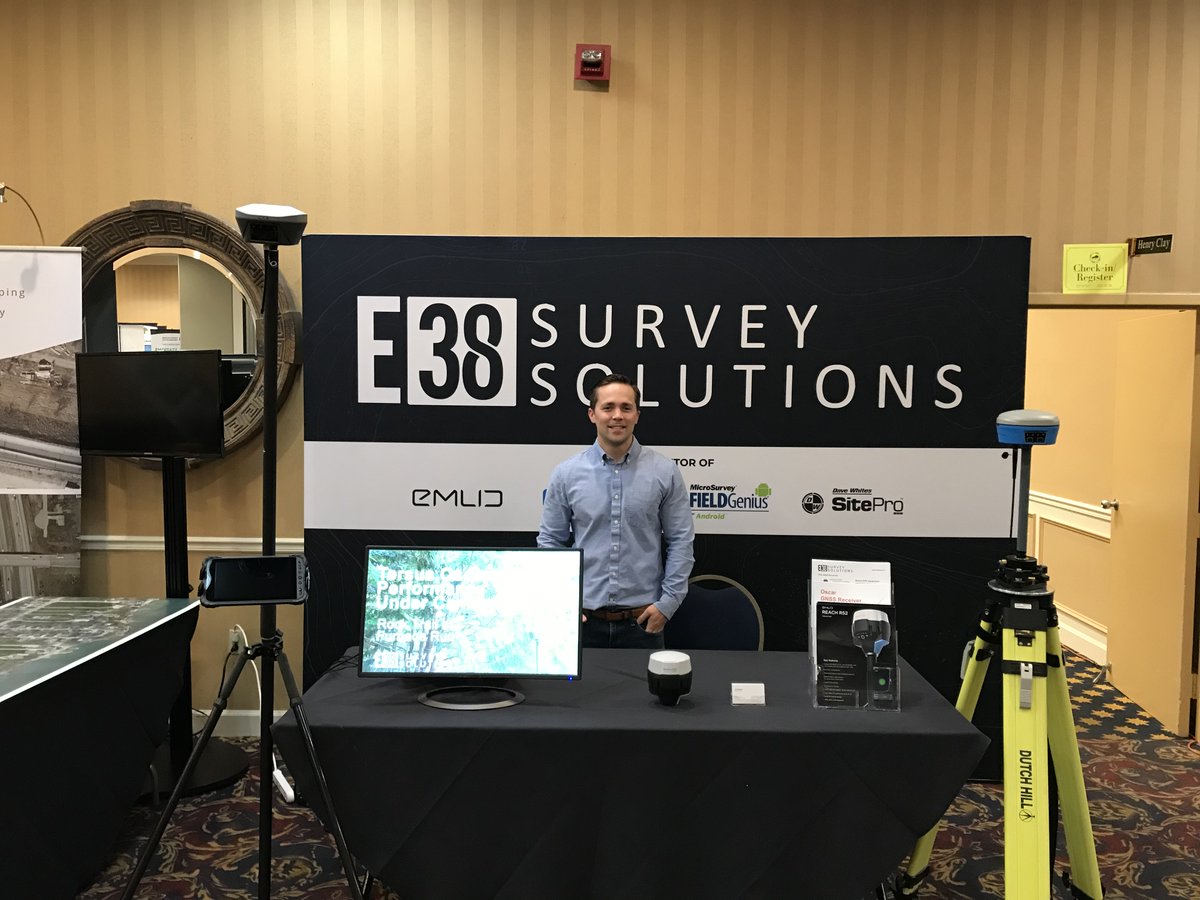 Today and tomorrow we'll be at the #KAPS annual conference! Stop by and say hi to our General Manager, Joe Douglas! #landsurveying #landsurveyor